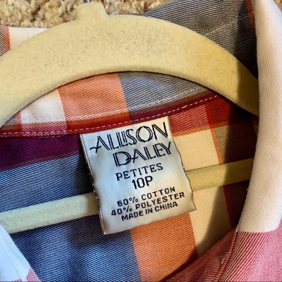 VINTAGE Plaid Button Down - Picture 6 of 6